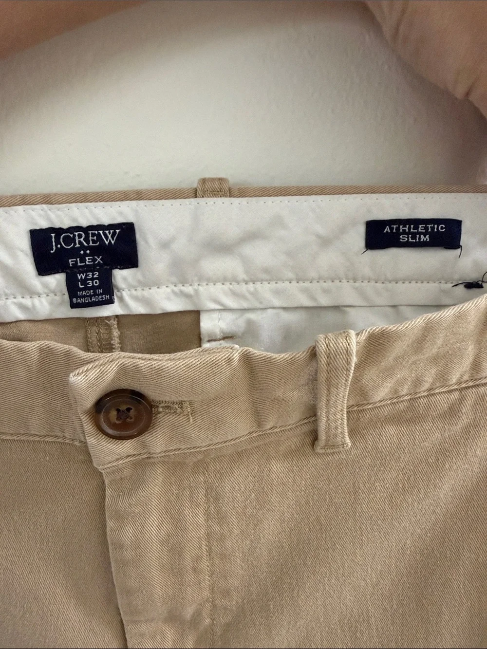 J. Crew Men's Tan Straight Chinos